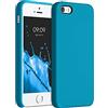 kwmobile Cover per Apple iPhone SE (1.Gen 2016) / iPhone 5 / iPhone 5S Custodia - Back Case per Smartphone in Silicone TPU - Protezione Gommata - blu indaco