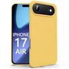 N NEWTOP Cover Compatibile per Apple iPhone 17 Air, Custodia TPU SOFT Gel Silicone Ultra Sottile Flessibile Case Posteriore Protezione Fotocamera Anti Urto Guscio Scocca Colorato (Giallo)