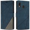 SONWO Cover per Samsung Galaxy A20e, Flip Caso in PU Pelle Case Cover Custodia con Slot per Schede e Supporto Stand per Samsung A20e, Blu