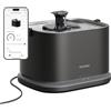 PETLIBRO Fontanella per Gatti, Dockstream 2 Fontana per gatti Intelligente APP, Dispenser Acqua Gatto 3L, Distributore Acqua Cani da Interno Acciaio inox con Wi-Fi 5 GHz, Abbeveratoio per Gatto, Nero