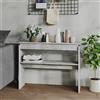 AUVYI Tavolo Consolle in Truciolato 102x30x80 cm Grigio cemento Cosolle Ingresso Consolle Moderna Tavolo Divano Arredo Ingresso Moderno Decorativa Da Tavolo Tavolo Soggiorno Moderno