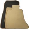 MTC Automotive Tappetini specifici per BMW, Velluto Premium Beige, Alta Qualità con Bordatura Elegante (Serie 3 E90/E91 2005-2012)