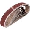 QUARKZMAN 38mm x 762mm Nastri Abrasivi, 10Pz 36 Grana Carta Vetrata per Levigatrice Ossido di Allumina Per Lavorazione Legno, Lucidatura Metalli, Affilatura Coltelli