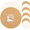 ScrapCooking SCRAP COOKING ScrapCooking 5222 - Set di 6 supporti per torte rotondi, in cartone kraft, disco diametro 24 cm, utensile per pasticceria da forno, prodotto in Francia
