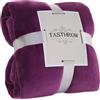 TASTHROW Viola Coperta Pile Blanket 150 x 200 cm