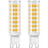 CENPEK Confezione da 2 Lampadine LED G9 9W Equivalenti Lampadine Alogene 80W Bianco Freddo 6500K, 220V-240V