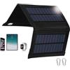 BuyWeek Pannello Solare Pannello Solare Pieghevole Impermeabile IP65 Solare Power Banks Caricatore USB Pannelli Solari Compatibile Telefono, Laptop, Tablet, per Escursioni, Campeggio