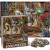 Vicloon Puzzle 1000 Pezzi Arte per Adulti e Ragazzi,Tema Libro magico,un puzzle impegnativo, per tutta la famiglia,70x50 Cm,un puzzle impegnativo,Regalo Per Adulti E Bambini Da 7 Anni E Più