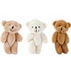 Boxwizard 12 Mini Orsetti Peluche Decorativi per Adulti, Piccoli Orsacchiotti Morbidi per Bomboniere Nozze, Decorazioni Torte, Compleanni, Feste, Accessori Regalo e Lavoretti Manuali