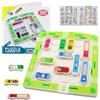 POPAPIE Giochi da Tavolo Scappa Dagli Ingorghi,Rush Hour Gioco Junior,Gioco di Puzzle di Logica,Auto Labirinto Giocattolo Giocattoli Educativi Bambini 3 4 5 6 7 8 9+ Anni