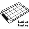 Oumefar Portapacchi da Tetto per Auto RC Accessori per Auto RC, Portapacchi in Metallo di Grandi Dimensioni per Parti di Aggiornamento Cingolato Axial SCX10 1/10 RC 230x148x21mm