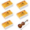 WOUYTPE 5 Pezzi Pece per Violino, Colofonia per Violino, Rosin di Alta Qualità, da Utilizzare con Strumenti a Corda Come Erhu, Violoncello e Chitarra, per Migliorare la Qualità del Suono
