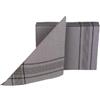 Tobeni 6 Fazzoletti Militari Tessuto di Cotone 100 Militari Grigio Taglia 50 cm x 50 cm