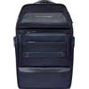 PIQUADRO Zaino porta PC 13,30,1 comparto pelle e tessuto (BLU)