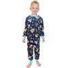 Paw Patrol Pigiama lungo in pile per ragazzi, Blu, 2-3 Years