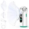 HITHINKMED Aersol Portatile Silenzioso, Aersol Portatile Ricaricabile per Adulti e Bambini, Macchina Aerosol Adulti con Display Digitale, Pulizia Automatica dei Residui