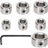 RHBHY Stop di Profondità Trapano 14PCS Anello Posizionatore(Profondità A) | 3/4/5/6/8/10/12mm Anelli Per Punte Trapano Anello Posizionatore Trapano Per Controllare La Profondità Di Perforazione