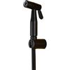 TRUSTMI Shataff - Kit spray per WC musulmano in acciaio INOX, colore: nero opaco