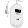 Scondaor 2-en-1 Rilevatore di Gas e Monossido di Carbonio con Display LCD - Alimentazione a Rete Elettrica, Certificato EN 50291 e EN 50194, Rileva Gas Combustibili (Metano e GPL) e CO, 1 Pezzi