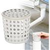 AN-WATTY Protezione per Grondaia, Grondaia in PVC per Tettoia, Griglia di Scolo per Grondaia, Griglia Scarico Terrazzo, Parafoglie per Canali di Gronda, Acciaio Inossidabile per Filtrare Foglie, Rami (50-63mm)