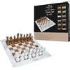 Marble Hives Set di scacchi in marmo di lusso da 30,5 cm, scacchiere per adulti, set di scacchi classici per adulti con scacchi in pietra artigianale e pezzi di scacchi in marmo - ideale per la decorazione della