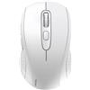 TECKNET Mouse Bluetooth 5.0 e 3.0, 3 Modalità, Mouse Ottico Portatile Wireless 2.4G con Ricevitore USB Nano, 4000 DPI per Laptop, MacBook, PC, Windows, Android, Bianco
