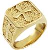 Breil Gioiello TJ3733 collezione SEAL, ANELLI da UOMO in ACCIAIO colore ORO misura 23 con SENZA PIETRE