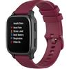 Chofit, cinturino in silicone compatibile con smartwatch Garmin Venu Sq Music, morbido cinturino sportivo di ricambio per Garmin Venu Sq Music, Venu Sq, Venu (vinaccia)