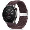 Niboow Cinturino per Amazfit Bip 5/GTR 4/GTR 3 PRO/GTR 3/GTR 2 eSIM/GTR 2e/GTR 47mm, 22mm Intrecciato Sportivo Nylon Cinturini per Amazfit Cheetah/Cheetah PRO/Stratos 3/Stratos 2s (Viola)