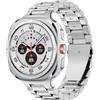 MoKo Cinturino in Metallo Compatibile con Samsung Galaxy Watch Ultra 47mm (2025/2024) per Uomo Donna, Cinturino di Ricambio in Acciaio Inossidabile per Galaxy Watch 7 Ultra 2, Argento