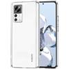 NEW'C Cover per Xiaomi 12T Pro, Custodia Gel Trasparente Morbida Silicone Sottile TPU [Ultra Leggera e Chiaro]