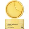 Terez & Honor Cerotti Occhi alla Vitamina C - 60 Pezzi Maschere Coreane Illuminanti e Idratanti con Acido Tranexamico e Caffeina - Patch Contorno Occhi Antirughe per Occhiaie, Borse e Rughe