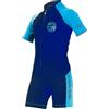 Cressi Little Shark, Shorty Wetsuit 2 mm, Muta Shorty Junior Disponibile a Maniche Corte o Maniche Lunghe Unisex - Bambini, Blu/Blu (Azzurro), 7/8 Anni