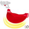 WYWY.Wide Interruttore rosso del contenitore della polvere per Dyson V10 V11 V12 V15 Outsize Absolute Aspirapolvere Maniglia di sblocco, Ricambi per Dyson