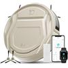 Lefant M210 Robot Aspirapolvere, 2200Pa Aspirazione, 120 Minuti, Ultra Sottile 7,8cm, Senza Grovigli, App/Alexa/Google, Potenziamento Tappeto Ideale per Animali Domestici, Pavimenti Duri e Moquette