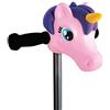Scootaheadz - Testa di Unicorno per Monopattino - Accessorio per Micro Monopattino Bambini - Regalo per Bambine - Facile da Installare - Scooter Buddy Rosa e Viola