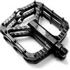 OXTXO Pedali MTB Alluminio CNC - Asse Cr-Mo - Sistema Ibrido 1 Cuscinetto Sigillato + 1 Boccola DU - Filettatura 9/16 per MTB, BMX e Bici da Corsa