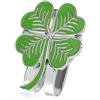 Penitue Clip Magnetica per Cappello con Marcatore Palline da Golf, Quadrifoglio Verde Clip per Cappello da Golf for Donne e Uomini Golfisti Borsa Cintura Guanti Accessori