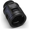 AUPROTEC 6 raccordi per tubo corrugato M25 - filettatura esterna adatta per NW22 I nero, IP66, plastica I protezione del cavo per installazione elettrica