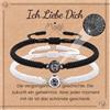 MANVEN Bracciale per Coppie Ti amo 100 Lingue