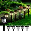 YZYOE 6 pacchetti di luci solari della casa a LED, luce calda plug-in del pavimento della decorazione del cortile all'aperto, tramonto wireless all'alba impermeabile giardino strada luci paesaggio.