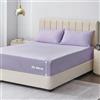 Aisbo Tela Custodia 180x200 Grand Bonnet 40 cm - Tela Custodia 2 Persone 180 x 200 Grand Bonnet 40 cm Matracci in Microfibra Oeko-Tex con Elastica Tutto intorno, Lavanda