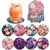 MOGTAA 8 sottobicchieri con supporto per diamond painting, rosa colorata, set di immagini per adulti e bambini, sottobicchieri fai da te con sughero, decorazione per la casa