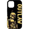 Star Wars Custodia per iPhone 15 Star Wars Il libro di Boba Fett Outlaw Nero