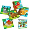 ACTIVE PUZZLES - Puzzle Speciali per l'Autismo - DSA | Bambini e Adolescenti | Rompicapo in Legno, Tagliati al Laser, Sostenibili ed -Eco-compatibili, Finitura Premium (Animali della Foresta)