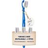 EHOP [EHOP] - Spazzolino da denti ricaricabili compatibili | adatto agli adulti | Made in France | Dentale Eco (Blu, Adulti)