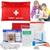 Mini Kit Pronto Soccorso Portatile – 2 Organizer Per Pillole In Nylon Impermeabile, Rosa E Grigio, 13x10x4 Cm, Vuoti