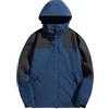 Generico Cappotto Uomo Elegante Moto Taglie Forti Impermeabile Tuta Invernali Da Neve Leggero Giacca Invernale Bomber Bicicletta Estiva Running Antivento Parka Giubbino Marina M
