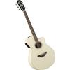 YAMAHA APX600 Chitarra Elettroacustica - Corpo Sottile, Scala 25", Pickup System65, EQ a 3 Bande, Accordatore Integrato, Buca Ovale - Vintage White