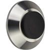 SOTECH fermaporta Diskus altezza 15,5 mm acciaio inossidabile vero Ø 60 mm fermaporta con ammortizzatore di gomma Ø 33 mm